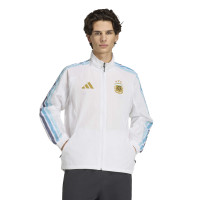 adidas Argentinië Anthem Trainingsjack 2026-2028 Wit Goud Blauw