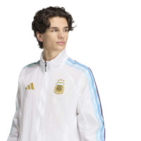 adidas Argentinië Anthem Trainingsjack 2026-2028 Wit Goud Blauw