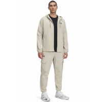 Survêtement cargo tissé Under Armour Vibe, beige et noir