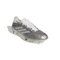 adidas Copa Pure IV Elite Crampons Vissés Chaussures de Foot (SG) Argenté Blanc Gris Foncé