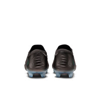 Nike Phantom 6 Low LV8 Elite Gazon Naturel Chaussures de Foot (FG) Gris Foncé Orange Multicolore