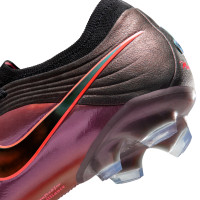 Nike Tiempo Maestro LV8 Elite Gras Voetbalschoenen (FG) Zwart Oranje Paars