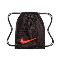 Nike Zoom Mercurial Superfly 10 LV8 Elite Gazon Naturel Chaussures de Foot (FG) Noir Orange Multicolore