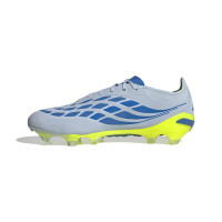 adidas Predator Elite Gras Voetbalschoenen (FG) Lichtblauw Blauw Geel