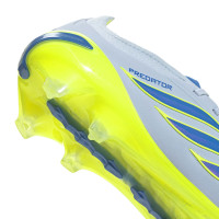 adidas Predator Elite Gras Voetbalschoenen (FG) Lichtblauw Blauw Geel
