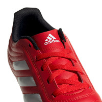 adidas COPA 20.4 Gras Voetbalschoenen (FG) Kids Rood Wit Zwart