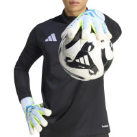 adidas Predator Pro HYS Gants de Gardien de But Bleu Clair Bleu Néon Jaune
