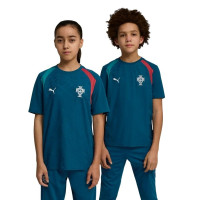 PUMA Portugal Ensemble Training 2026-2028 Enfants Bleu-Vert Blanc