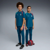 PUMA Portugal Maillot d'Entraînement 2026-2028 Enfants Bleu-Vert Blanc
