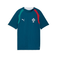PUMA Portugal Maillot d'Entraînement 2026-2028 Enfants Bleu-Vert Blanc