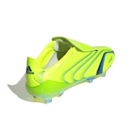 adidas F50 Tunit Elite Gazon Naturel Chaussures de Foot (FG) Lucid Lemon Bleu