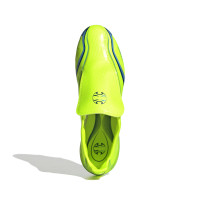 adidas F50 Tunit Elite Gazon Naturel Chaussures de Foot (FG) Lucid Lemon Bleu