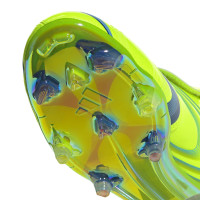 adidas F50 Tunit Elite Gras Voetbalschoenen (FG) Lucid Lemon Blauw