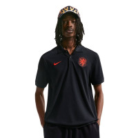 Nike Pays-Bas Ensemble d'Été Polo 2026-2028 Noir Orange