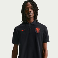 Nike Pays-Bas Ensemble d'Été Polo 2026-2028 Noir Orange