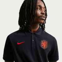 Nike Pays-Bas Ensemble d'Été Polo 2026-2028 Noir Orange