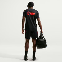 Nike Nederland Strike Trainingsshirt 2026-2028 Zwart Oranje