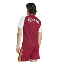 adidas Espagne Pre-Match Maillot d'Entraînement 2026-2028 Rouge Blanc