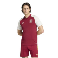 adidas Espagne Pre-Match Maillot d'Entraînement 2026-2028 Rouge Blanc