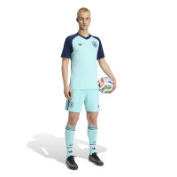 adidas Allemagne Pre-Match Maillot d'Entraînement 2026-2028 Turquoise Bleu Foncé