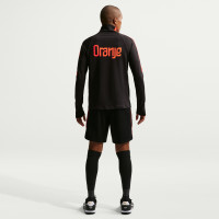 Nike Nederland Strike Trainingstrui 1/4-Zip 2026-2028 Zwart Oranje