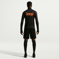 Pantalon d'entraînement Nike Netherlands Strike 2026-2028 noir orange