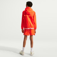 Veste d'entraînement Nike Netherlands Anthem 2026-2028 pour Enfants, orange vif et noir
