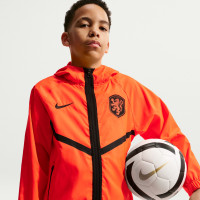 Veste d'entraînement Nike Netherlands Anthem 2026-2028 pour Enfants, orange vif et noir
