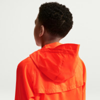 Veste d'entraînement Nike Netherlands Anthem 2026-2028 pour Enfants, orange vif et noir
