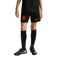 Pantalons d'entraînement Nike Netherlands Strike 2026-2028 pour Enfants, noir et orange