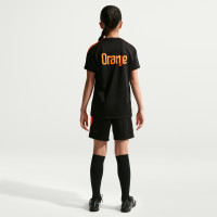 Pantalons d'entraînement Nike Netherlands Strike 2026-2028 pour Enfants, noir et orange