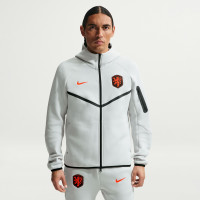 Nike Nederland Tech Fleece Trainingspak 2026-2028 Lichtgrijs Zwart Feloranje