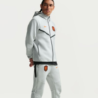 Nike Nederland Tech Fleece Joggingbroek 2026-2028 Lichtgrijs Zwart Feloranje