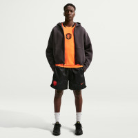 Nike Nederland Club Flow Broekje 2026-2028 Zwart Oranje