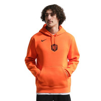 Nike Nederland Club Sportswear Trainingspak Hooded 2026-2028 Oranje Zwart