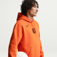 Nike Nederland Club Sportswear Hoodie 2026-2028 Oranje Zwart