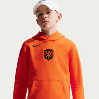 Nike Nederland Club Sportswear Hoodie 2026-2028 Kids Oranje Zwart