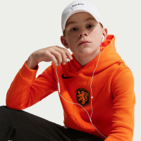 Nike Pays-Bas Club Sportswear Survêtement à Capuche 2026-2028 Enfants Orange Noir