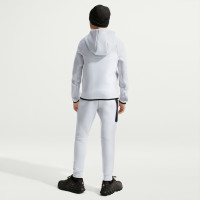 Nike Nederland Tech Fleece Trainingspak 2026-2028 Kids Lichtgrijs Zwart Feloranje