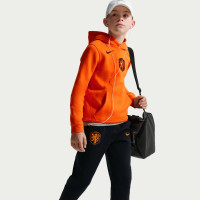 Nike Pays-Bas Club Sportswear Survêtement à Capuche 2026-2028 Enfants Orange Noir