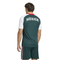 adidas Mexico Pre-Match Trainingsshirt 2026-2028 Donkergroen Wit