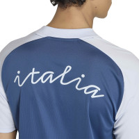 adidas Italie Pre-Match Maillot d'Entraînement 2026-2028 Bleu Blanc