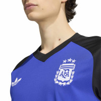 adidas Argentine Pre-Match Maillot d'Entraînement 2026-2028 Bleu Noir Blanc