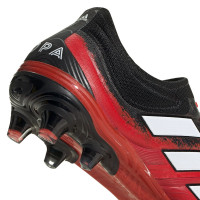 adidas COPA 20.1 Gras Voetbalschoenen (FG) Rood Wit Zwart