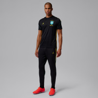 Nike Brésil x Jordan Strike Maillot d'Entraînement 2026-2028 Noir Jaune Vert Bleu