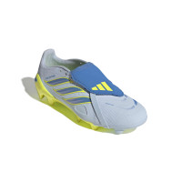 adidas Predator League FT Gras Voetbalschoenen (FG) Lichtblauw Blauw Geel