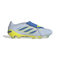 adidas Predator Pro FT Gazon Naturel Chaussures de Foot (FG) Bleu Clair Bleu Jaune