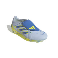 adidas Predator Pro FT Gazon Naturel Chaussures de Foot (FG) Bleu Clair Bleu Jaune