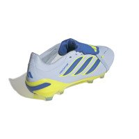 adidas Predator Pro FT Gazon Naturel Chaussures de Foot (FG) Bleu Clair Bleu Jaune