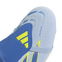 adidas Predator Pro FT Gazon Naturel Chaussures de Foot (FG) Bleu Clair Bleu Jaune
